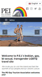 Mobile Screenshot of gaytourismpei.ca